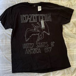 NWT Led Zeppelin T-shirt Black XL